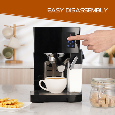 1240W αυτόματη γάλακτος Frother καφέ μηχανή Espresso μηχανών διπλή ημι αυτόματη