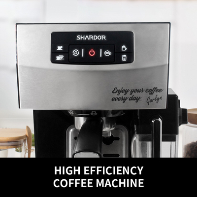 Μηχανή καφέ ABS με τον ενιαίο κατασκευαστή Cappuccino Latte Espresso καφέ Frother SS304 γάλακτος