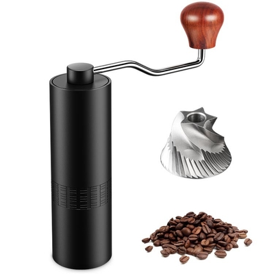 Handcrank διευθετήσιμος 28g καφέ σαλιασμάτων ηλεκτρικός φορητός φορητός ξύλινος μύλων