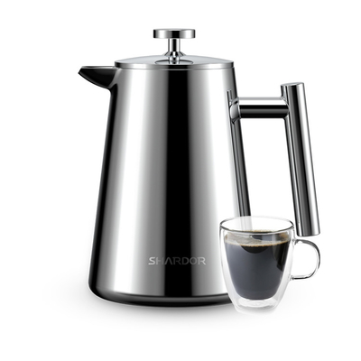 1000ml/34oz κενό 13.4*20.5cm δοχείων καφέ δυτών ανοξείδωτου