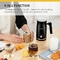 Ηλεκτρική Espresso γάλακτος Frother θερμότερη μηχανή ατμοπλοίων γάλακτος θερμότητας μαύρη εμπορική