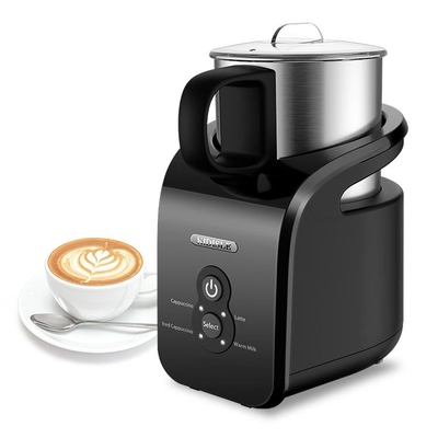 Άσπρο γάλα Frother 200W 4 Espresso σε 1, αυτόματος ηλεκτρικός κατασκευαστής αφρού καφέ